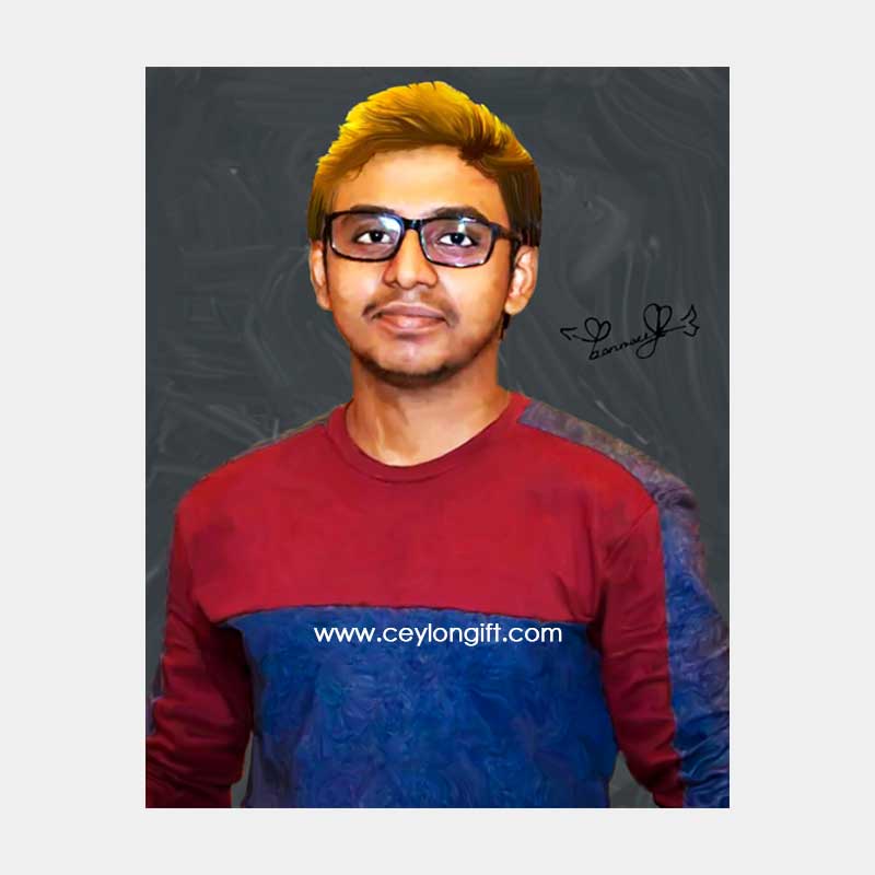 Oil paint Art Drawing Without Frame - Image 2